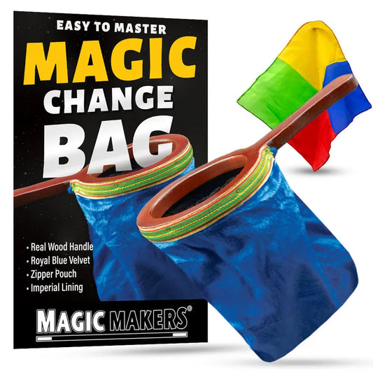 Magic Change Bag Trick- Complete With Color Silk Blendo-Magic Makers Inc Magic Makers Inc.