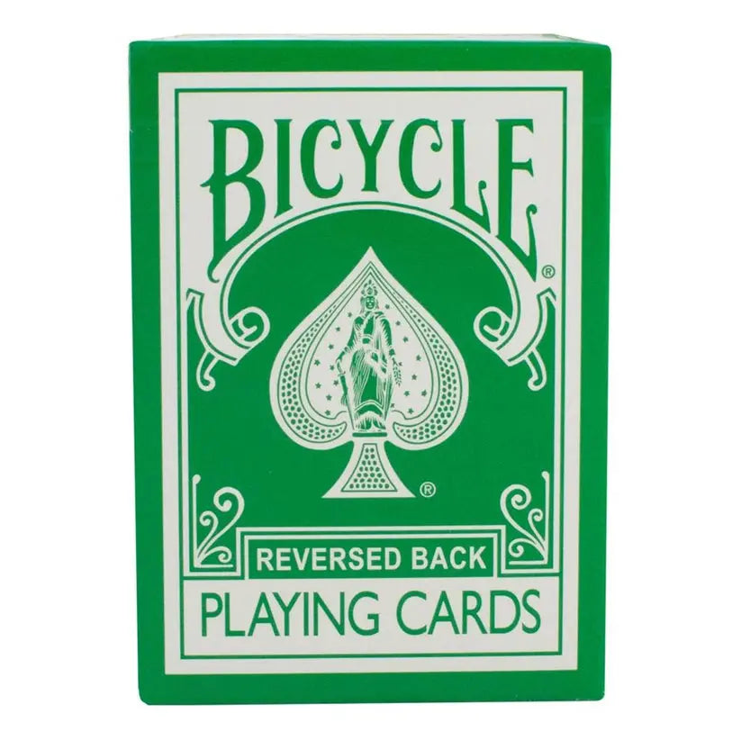 Green & White Reversed Back Bicycle Deck Playing Cards-Magic Makers Inc Magic Makers Inc.