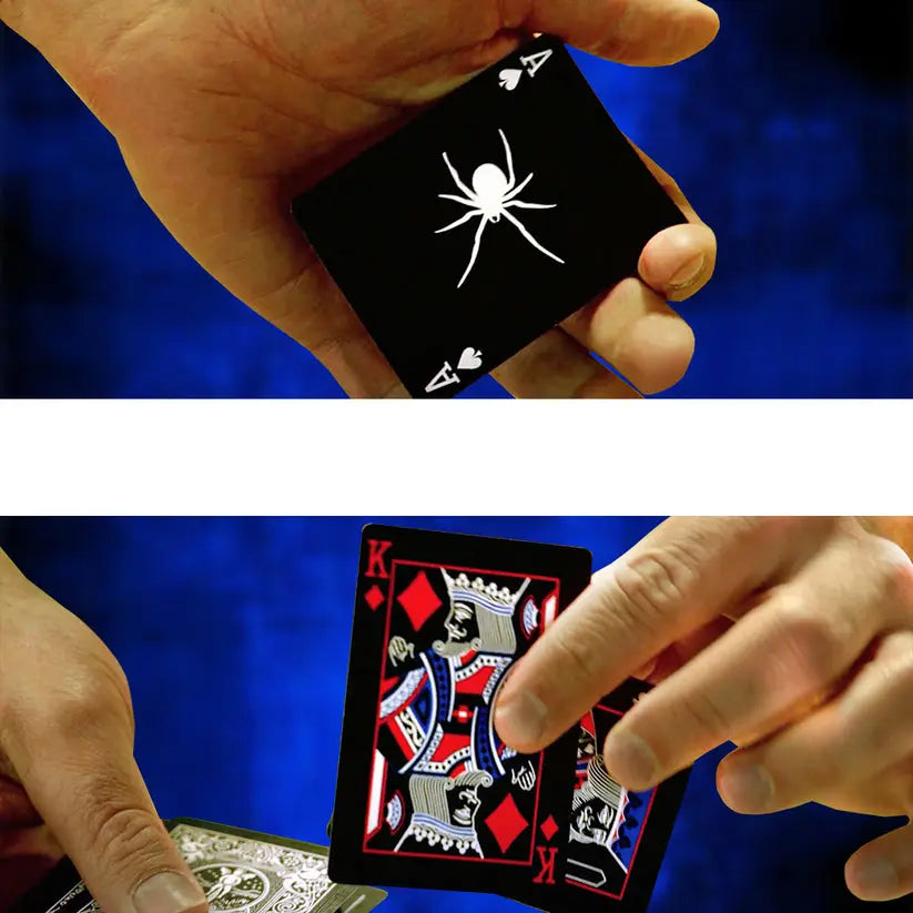 Black, White & Red Spider Deck Bicycle Playing Cards-Magic Makers Inc Magic Makers Inc.