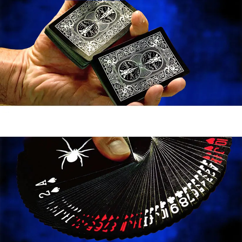 Black, White & Red Spider Deck Bicycle Playing Cards-Magic Makers Inc Magic Makers Inc.