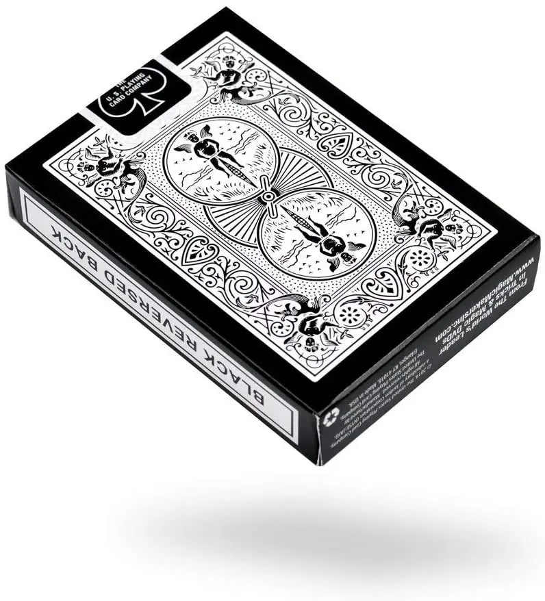 Black & White Reversed Back Bicycle Playing Cards Deck-Magic Makers Inc. Magic Makers Inc.