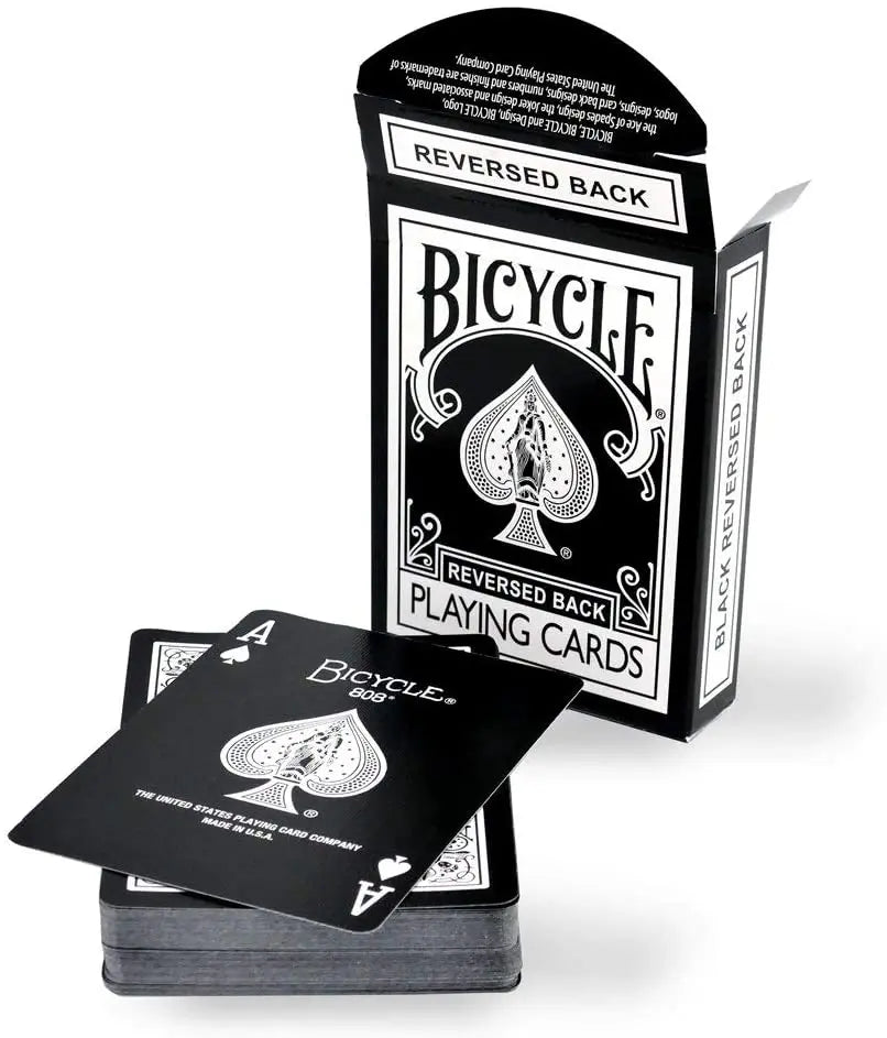 Black & White Reversed Back Bicycle Playing Cards Deck-Magic Makers Inc. Magic Makers Inc.