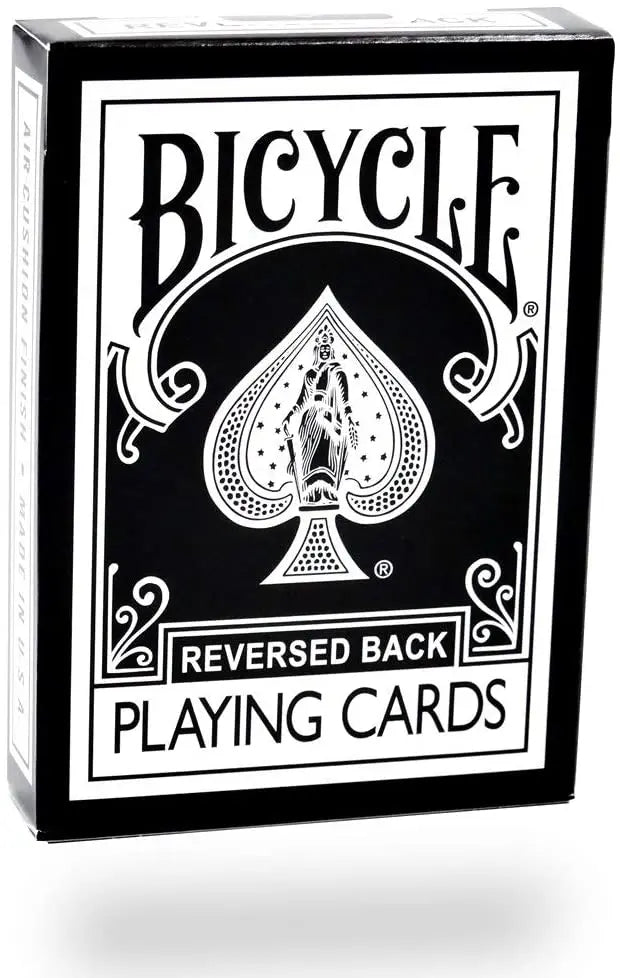 Black & White Reversed Back Bicycle Playing Cards Deck-Magic Makers Inc. Magic Makers Inc.