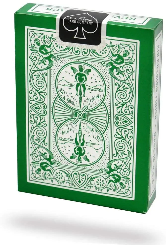 Green & White Reversed Back Bicycle Deck Playing Cards-Magic Makers Inc Magic Makers Inc.
