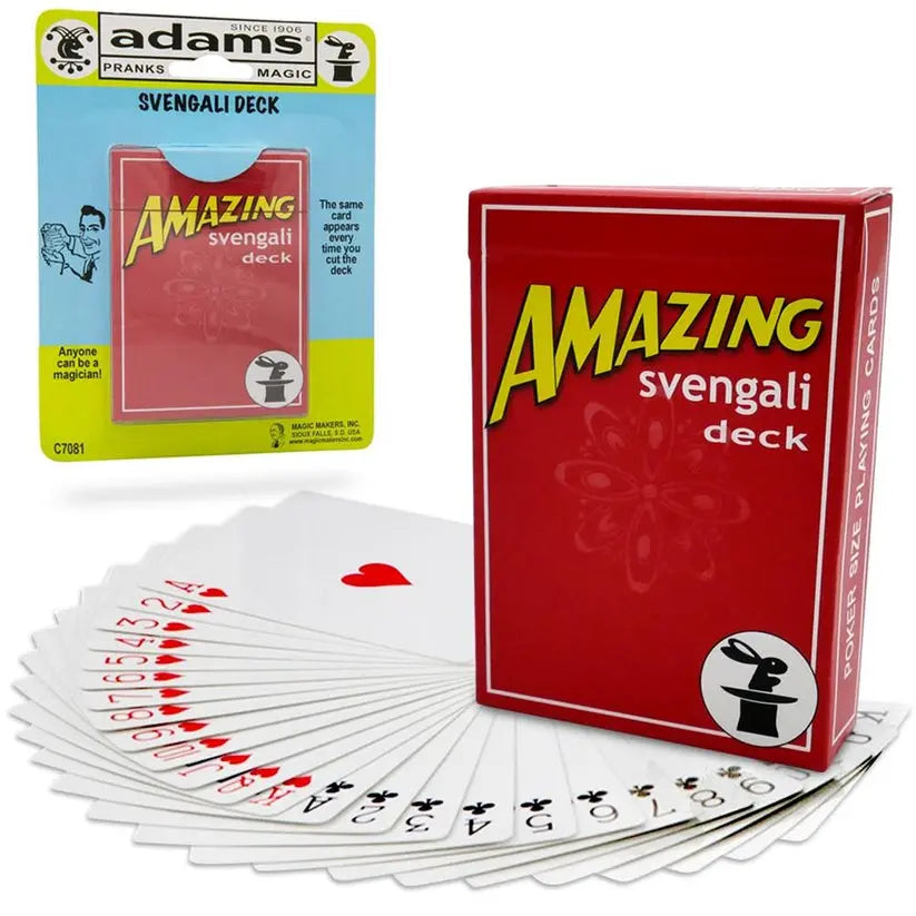 Amazing Svengali Magic Tricks Deck-Magic Makers Inc-SS Adams