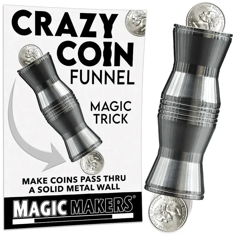 Crazy Coin Funnel Magic Trick-Magic Makers Inc