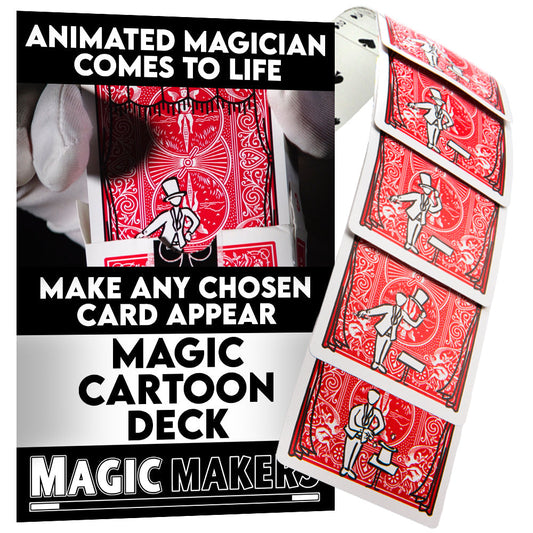 Magic Cartoon Deck Limited Edition Bicycle Version-Magic Makers Inc. Magic Makers Inc.