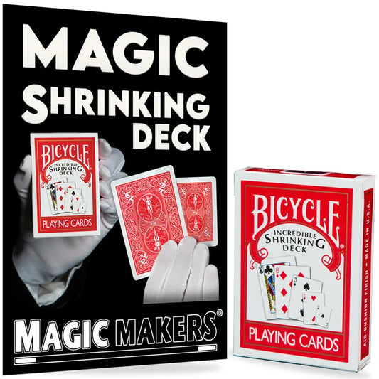 Shrinking Deck Magic Trick - Bicycle Backs Limited Edition-Magic Makers Inc
