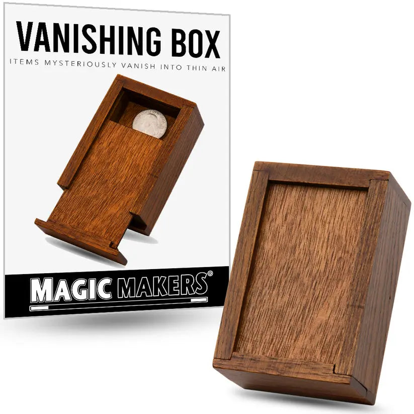 Vanish Box Premium Trick - Rattle Box Original-Magic Makers Inc. Magic Makers Inc.