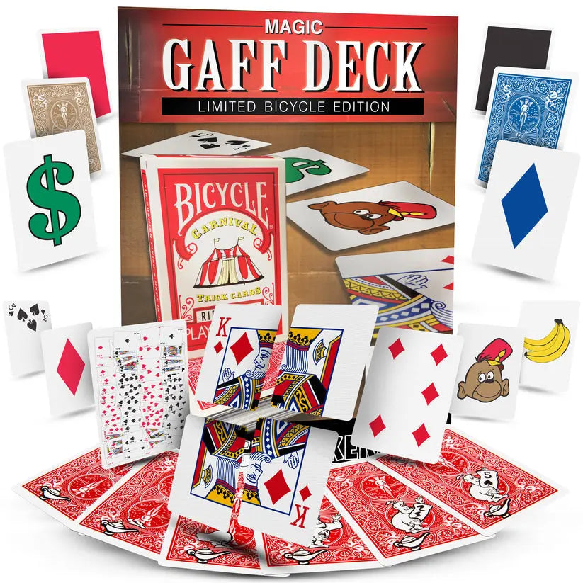 Magic Gaff Deck Card Tricks - Limited Edition Bicycle Cards-Magic Makers Inc. Magic Makers Inc.