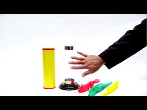 Crystal Silk Cylinder Magic Trick Pro Model-Magic Makers Inc